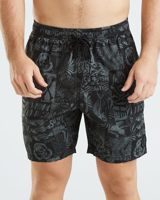 DRINK QUICK II | VOLLEY SHORT 18" - CHARCOAL