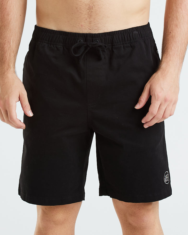 THE BASIC II | CHINO SHORT 19" - BLACK