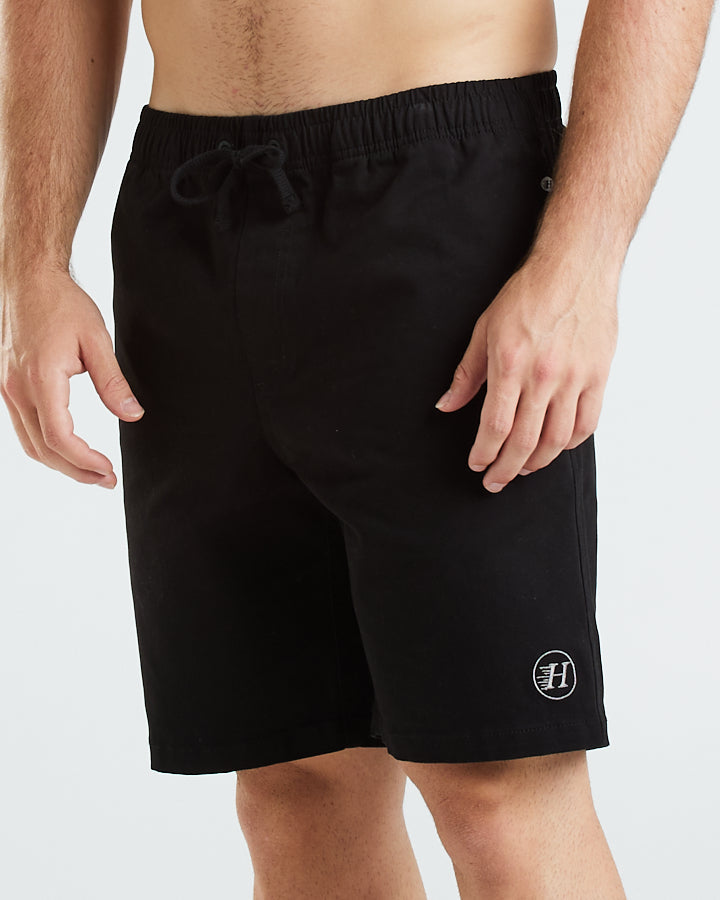 THE BASIC II | CHINO SHORT 19" - BLACK