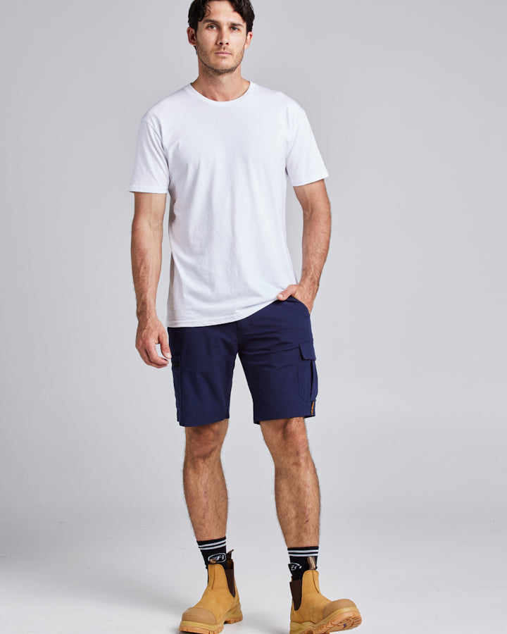 19” LIGHT WEIGHT STRETCH | WORK SHORT - NAVY