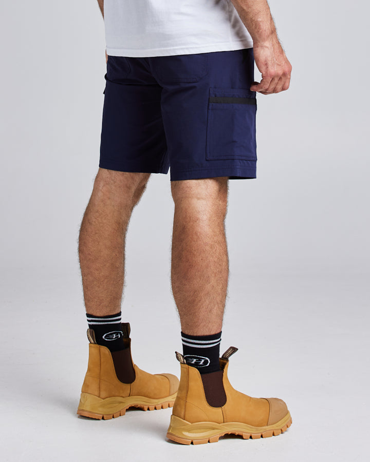 19” LIGHT WEIGHT STRETCH | WORK SHORT - NAVY