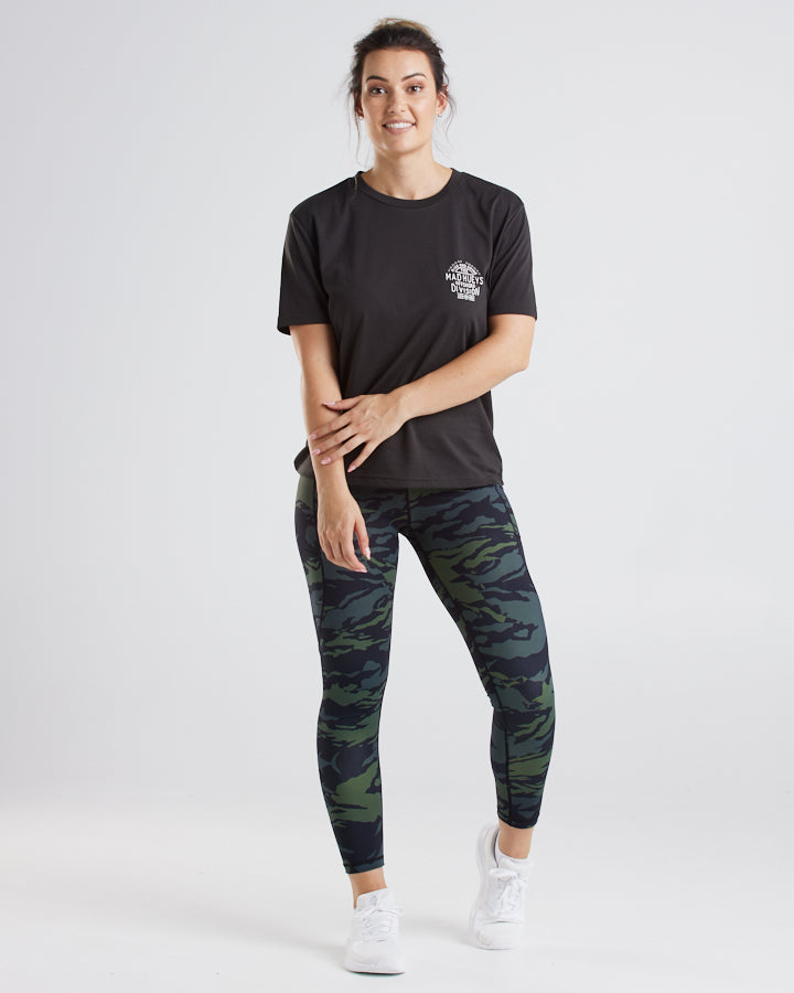 HUEYS PALMS | WOMENS TIGHTS - FOREST CAMO